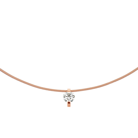 Princess Anhänger  von Niessing (N363960-8.6mm-0.5ct-cr)