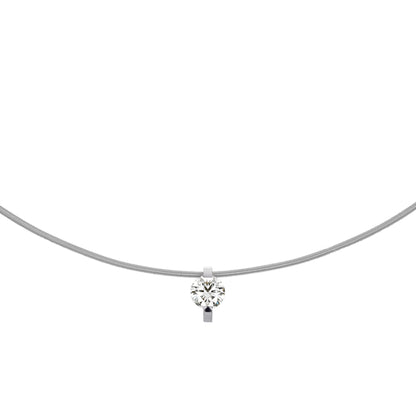 Princess Anhänger , Platin • Diamant von Niessing (N363960-8.6mm-0.5ct-pt)