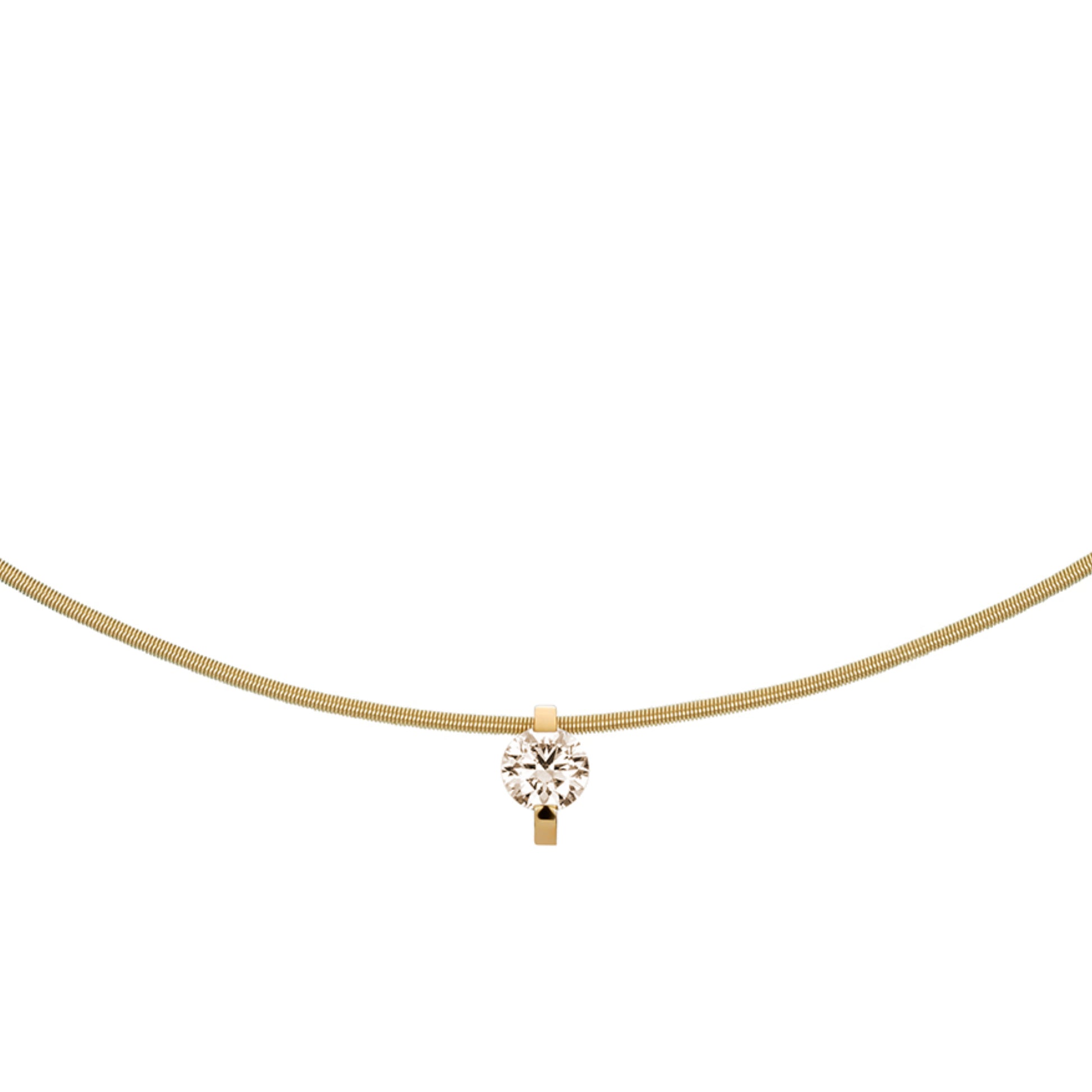Princess Anhänger  • Diamant von Niessing (N363960-8mm-0.4ct-cinnamon-cy)