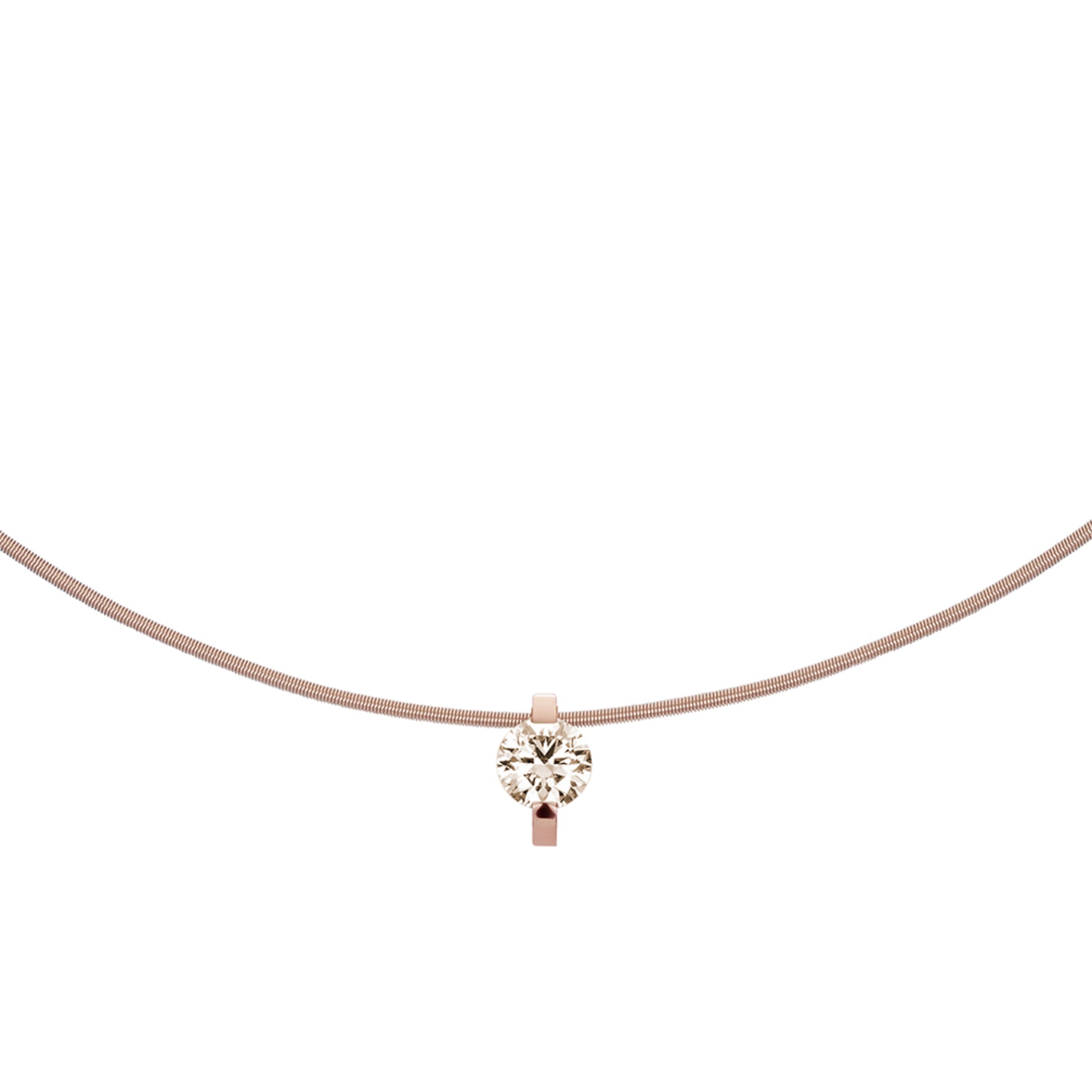 Princess Anhänger  • Diamant von Niessing (N363960-9mm-0.7ct-cinnamon-rw)