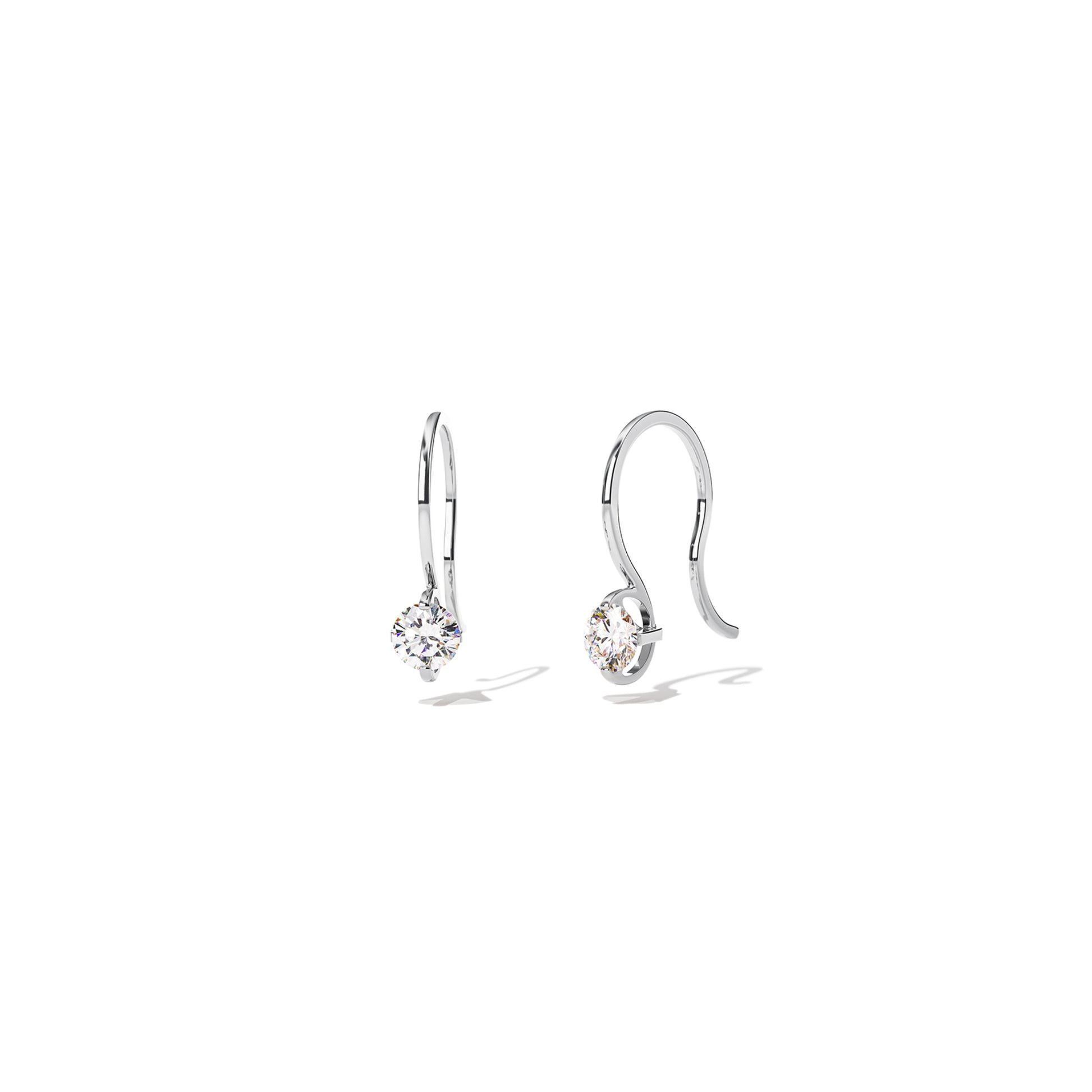 Princess Ohrhänger von Niessing (N384960-0.08ct-pt)