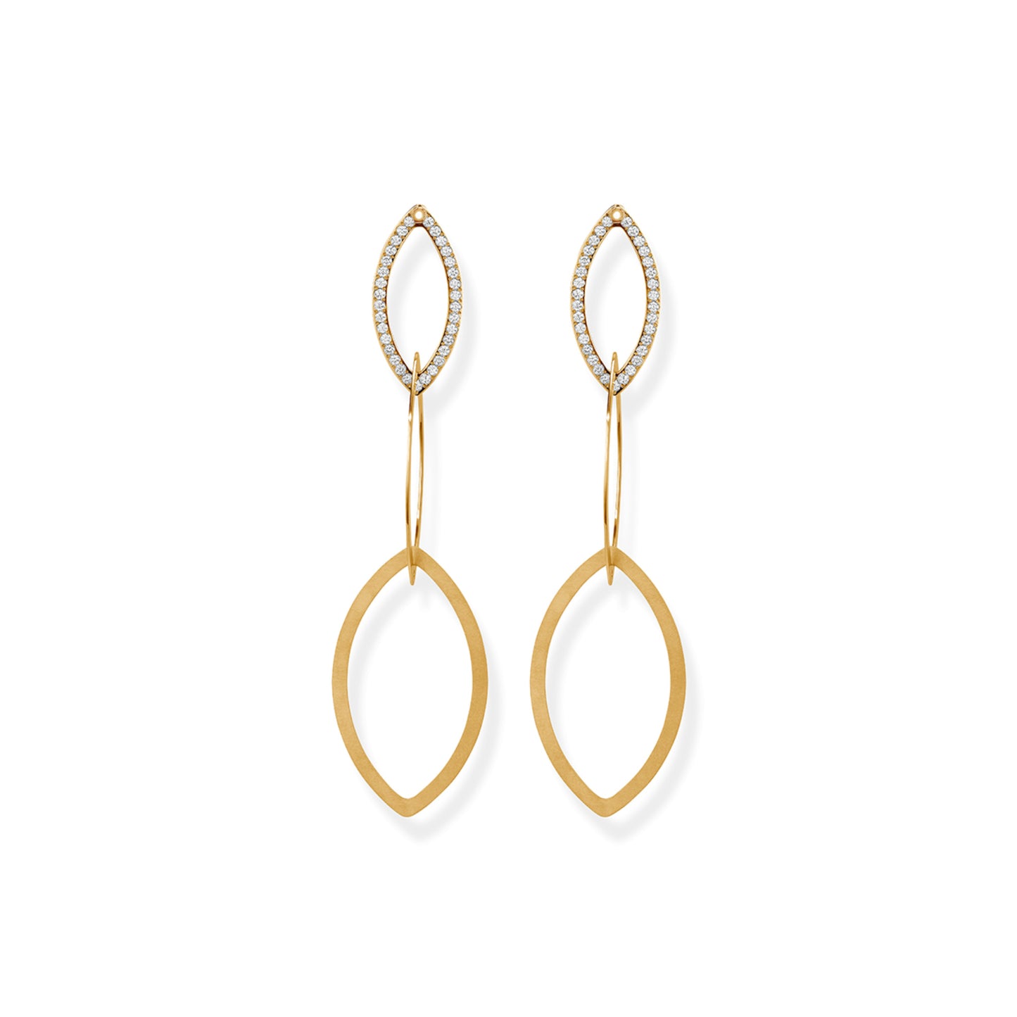 Quinta Navette Ohrhänger • Diamant von Niessing (N364918-cy)