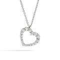 Recarlo Anniversary Anhänger mit Halskette - P01CU009/022 (022) aus Weißgold mit Diamant