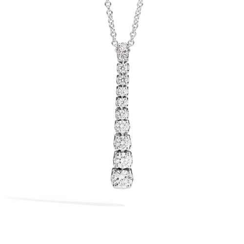 Recarlo Anniversary Anhänger mit Halskette - P01DE747/035 (035) aus Weißgold mit Diamant