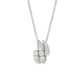 Recarlo Anniversary Anhänger mit Halskette - P01FA005/089 (089) aus Weißgold mit Diamant