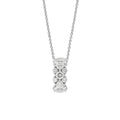 Recarlo Anniversary Anhänger mit Halskette - P01FM001/059 (059) aus Weißgold mit Diamant