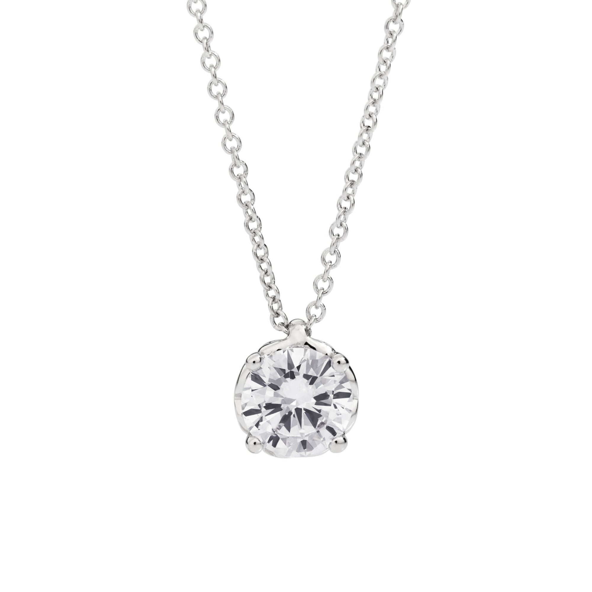 Recarlo Anniversary Anhänger mit Halskette - P01PX001/031 (031) aus Weißgold mit Diamant