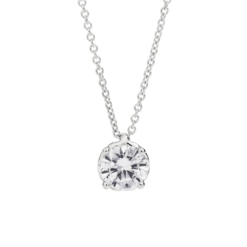 Recarlo Anniversary Anhänger mit Halskette - P01PX001/031 (031) aus Weißgold mit Diamant