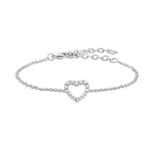 Recarlo Anniversary Armband - B01CU009/022 (022) aus Weißgold mit Diamant