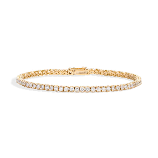 Anniversary Armband, Gelbgold • Diamant von Recarlo (T01SE730/G170)