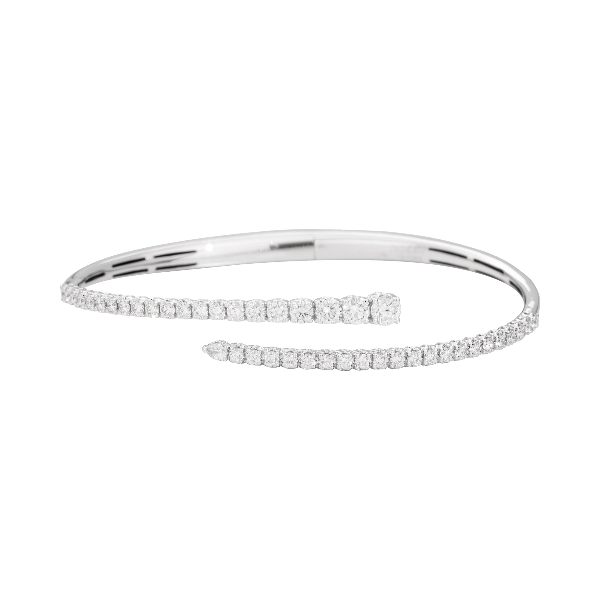 Recarlo Anniversary Armreif - B01CO002/154 (154) aus Weißgold mit Diamant