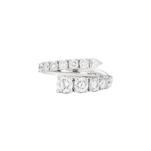 Recarlo Anniversary Contrariè Ring - R01CO001/065 (065) aus Weißgold mit Diamant