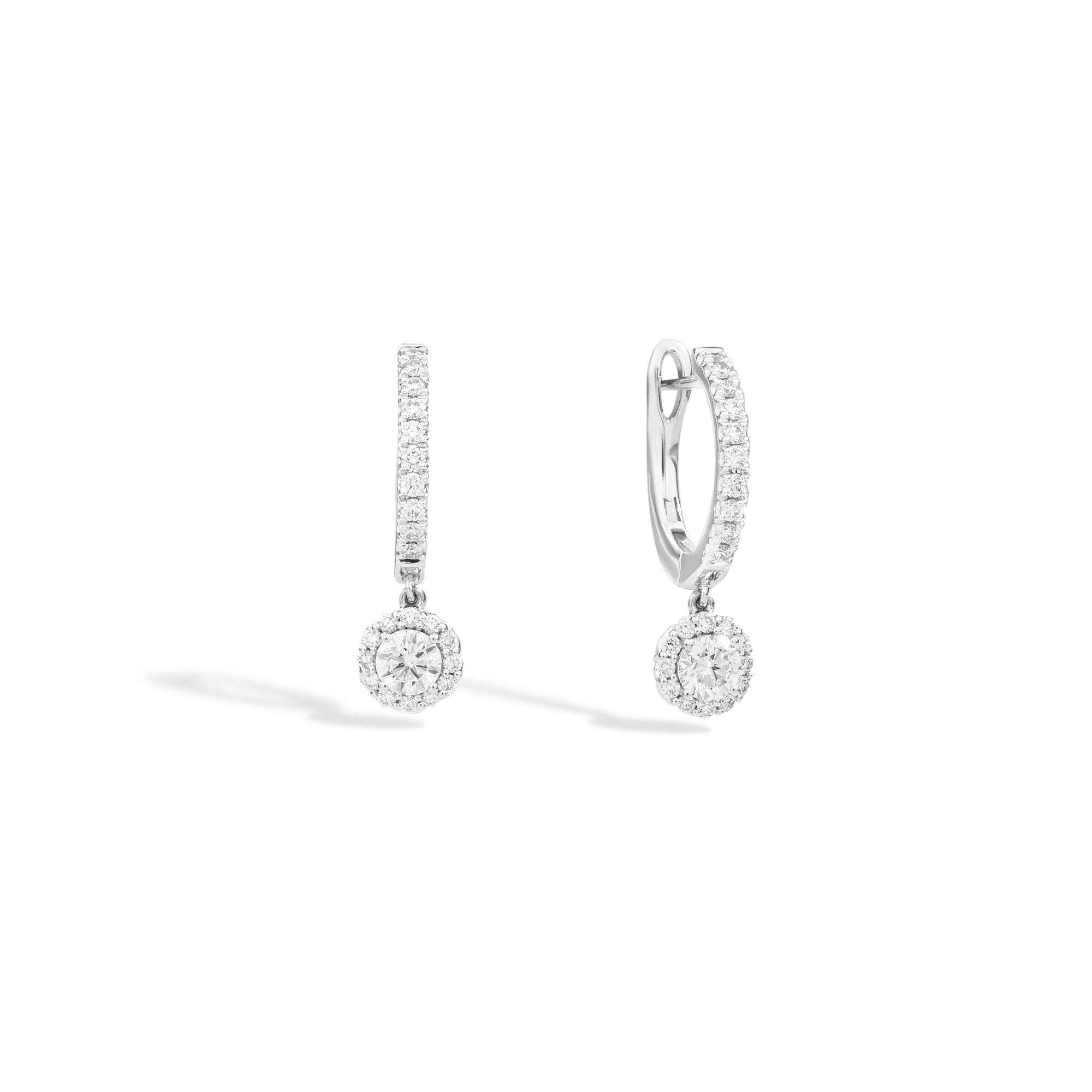 Recarlo Anniversary Creolen - E01BO018/064 (064) aus Weißgold mit Diamant