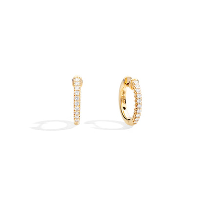 Anniversary Creolen, Gelbgold • Diamant von Recarlo (E01CE016/G021)