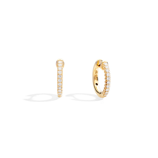 Anniversary Creolen, Gelbgold • Diamant von Recarlo (E01CE016/G021)