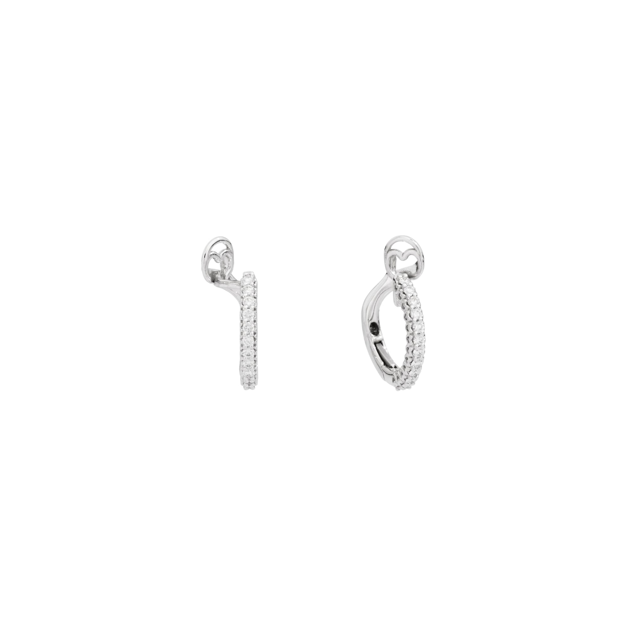 Recarlo Anniversary Creolen - E01CS004/025 (025) aus Weißgold mit Diamant