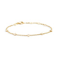 Recarlo Anniversary Glam Armband - B84FA005/035 (035) aus Gelbgold mit Diamant