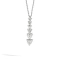 Recarlo Anniversary Love Anhänger mit Halskette - P67DE001/120 (120) aus Weißgold mit Diamant