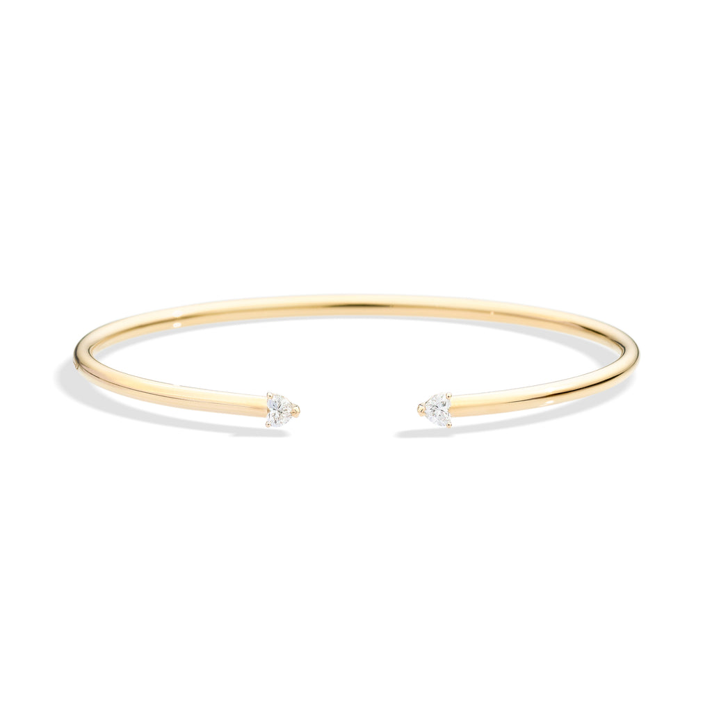 Recarlo Anniversary Love Armreif - B86RI010/G029 (G029) aus Gelbgold mit Diamant