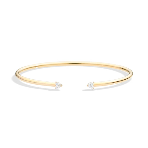 Recarlo Anniversary Love Armreif - B86RI010/G029 (G029) aus Gelbgold mit Diamant