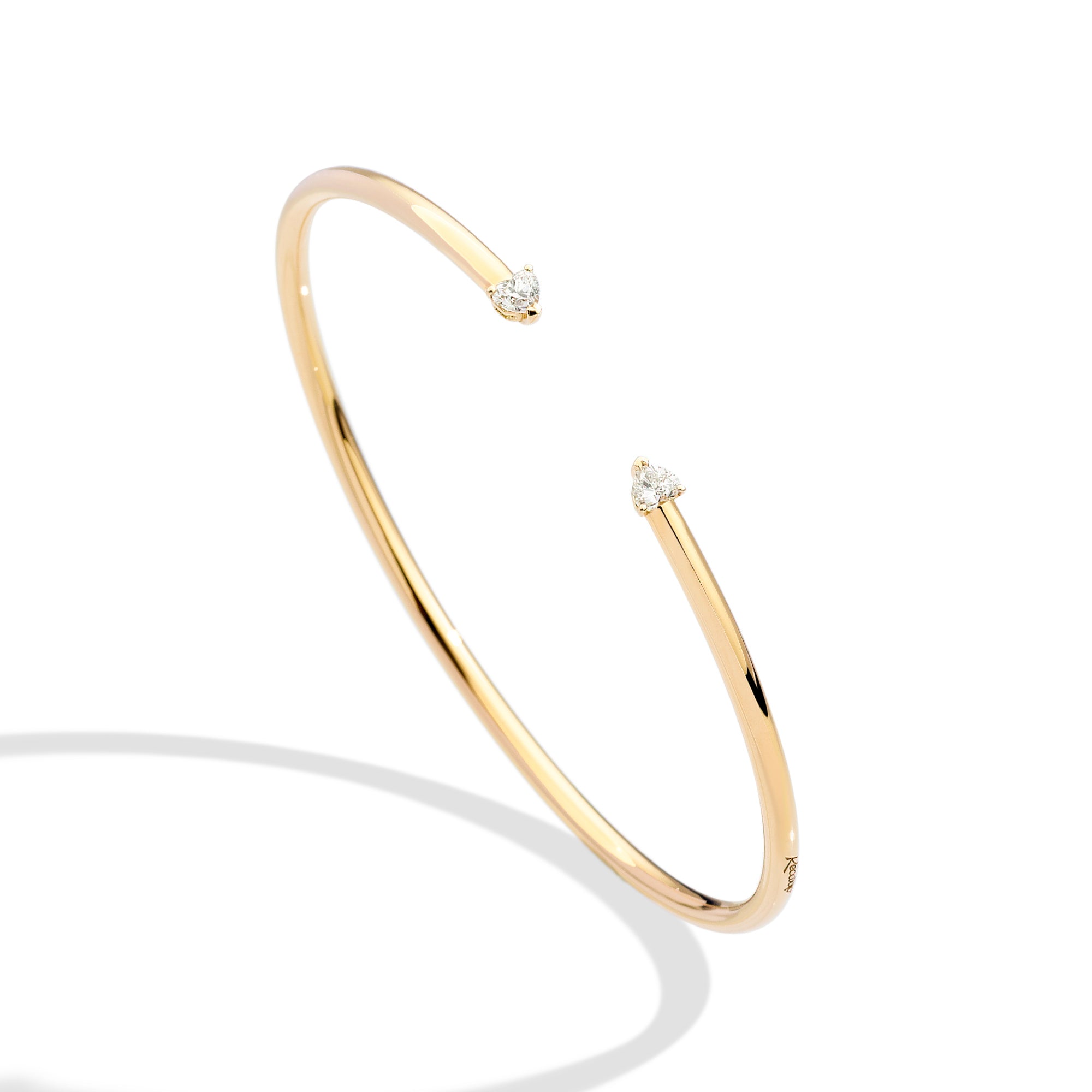 Recarlo Anniversary Love Armreif - B86RI010/G029 (G029) aus Gelbgold mit Diamant