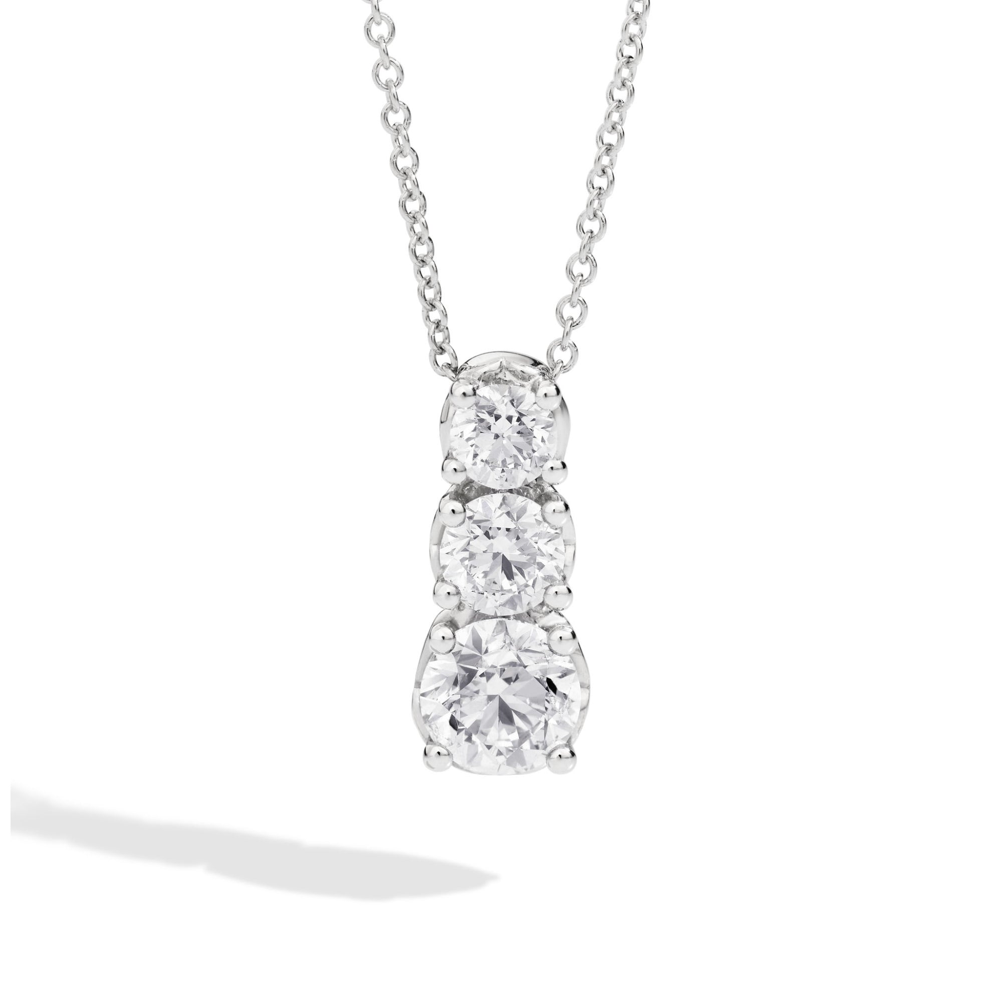 Recarlo Anniversary Love Halskette - P01TS001/050 (050) aus Weißgold mit Diamant