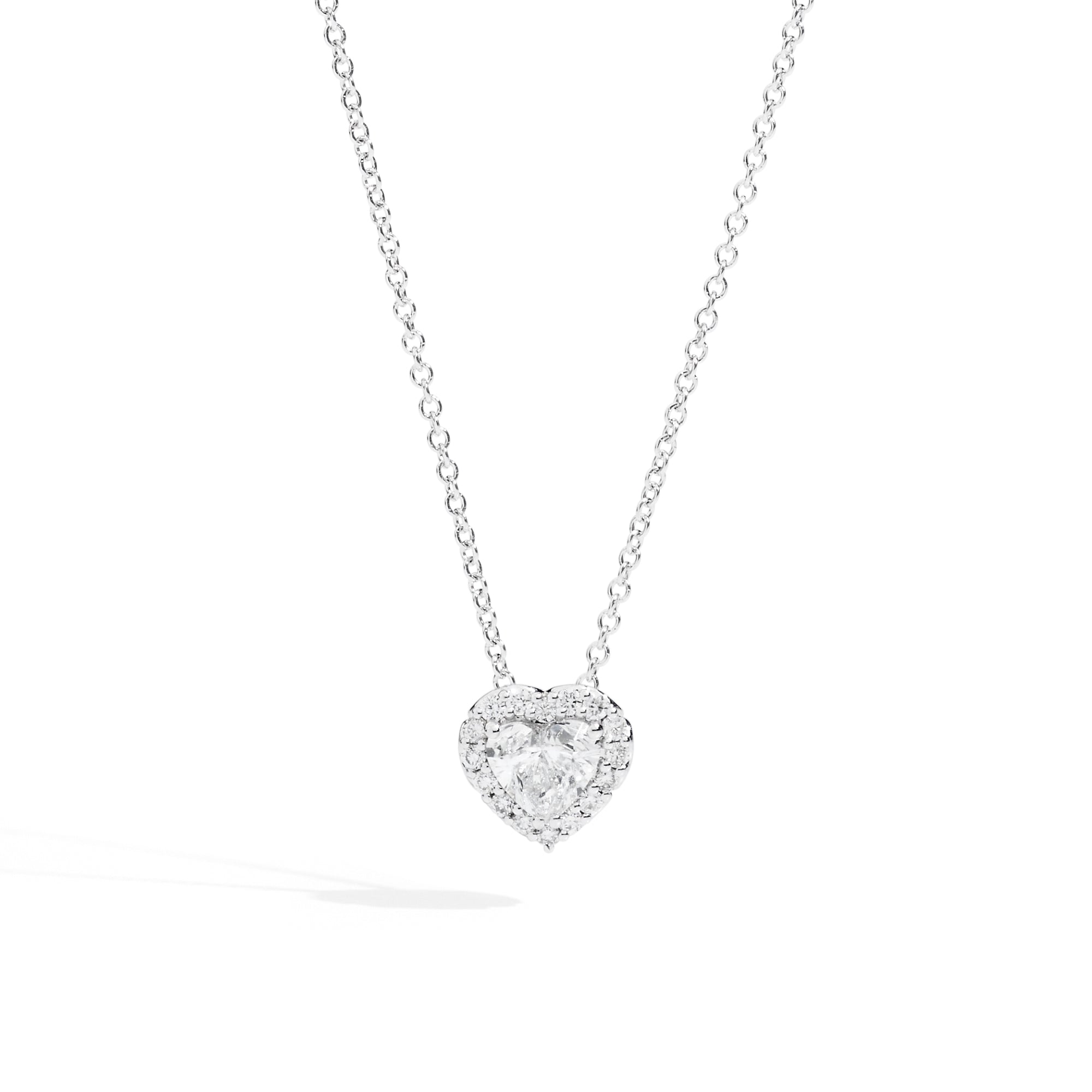 Recarlo Anniversary Love Halskette - P67SC022/039 (039) aus Weißgold mit Diamant