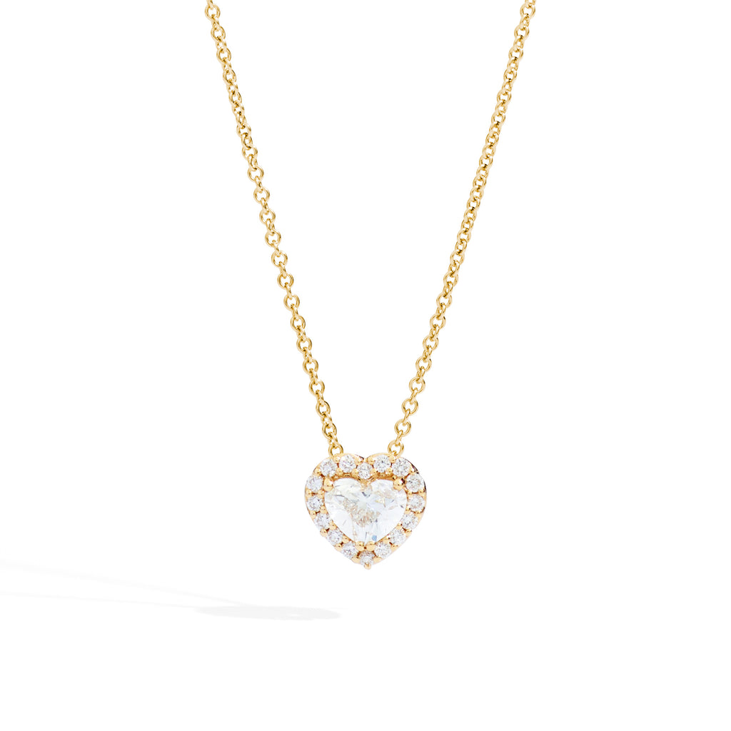 Recarlo Anniversary Love Halskette - P67SC022/G039 (G039) aus Gelbgold mit Diamant