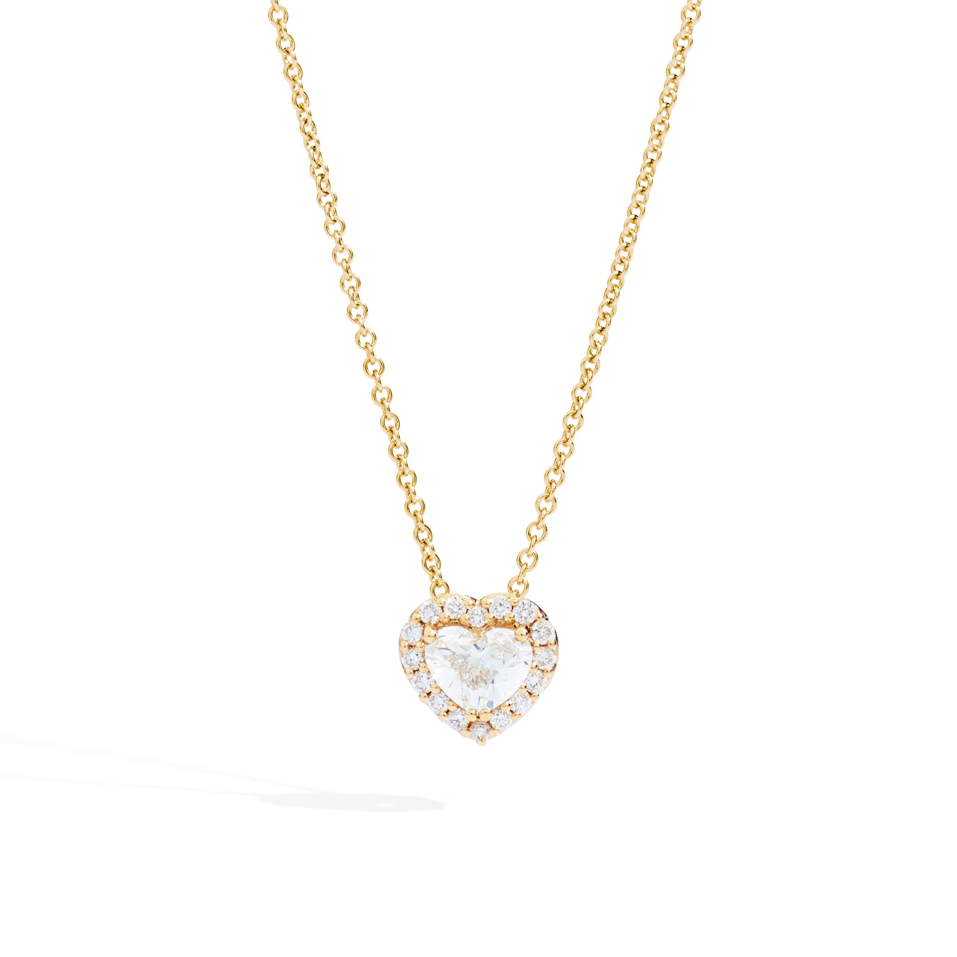 Anniversary Love Halskette, Gelbgold • Diamant von Recarlo (P67SC022/G039)