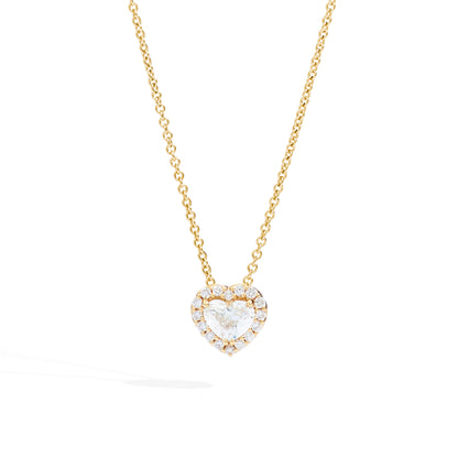Anniversary Love Halskette, Gelbgold • Diamant von Recarlo (P67SC022/G039)