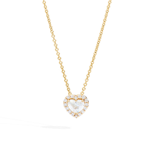 Recarlo Anniversary Love Halskette - P67SC022/G039 (G039) aus Gelbgold mit Diamant