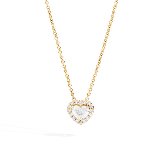 Anniversary Love Halskette, Gelbgold • Diamant von Recarlo (P67SC022/G039)