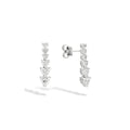 Recarlo Anniversary Love Ohrringe - E67DE001/245 (245) aus Weißgold mit Diamant