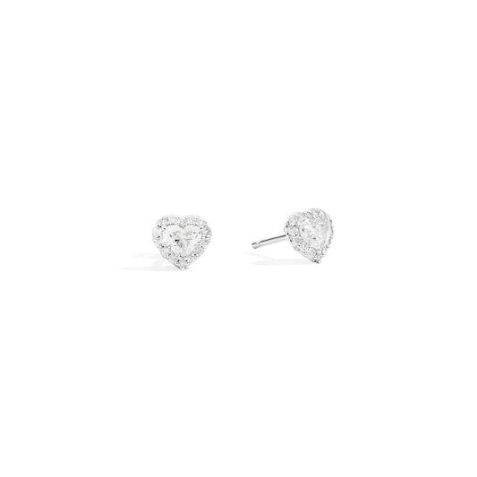 Anniversary Love Ohrstecker, Weißgold • Diamant von Recarlo (E67SC022/045)