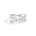 Recarlo Anniversary Love Ring - R67FA001/160 (160) aus Weißgold mit Diamant
