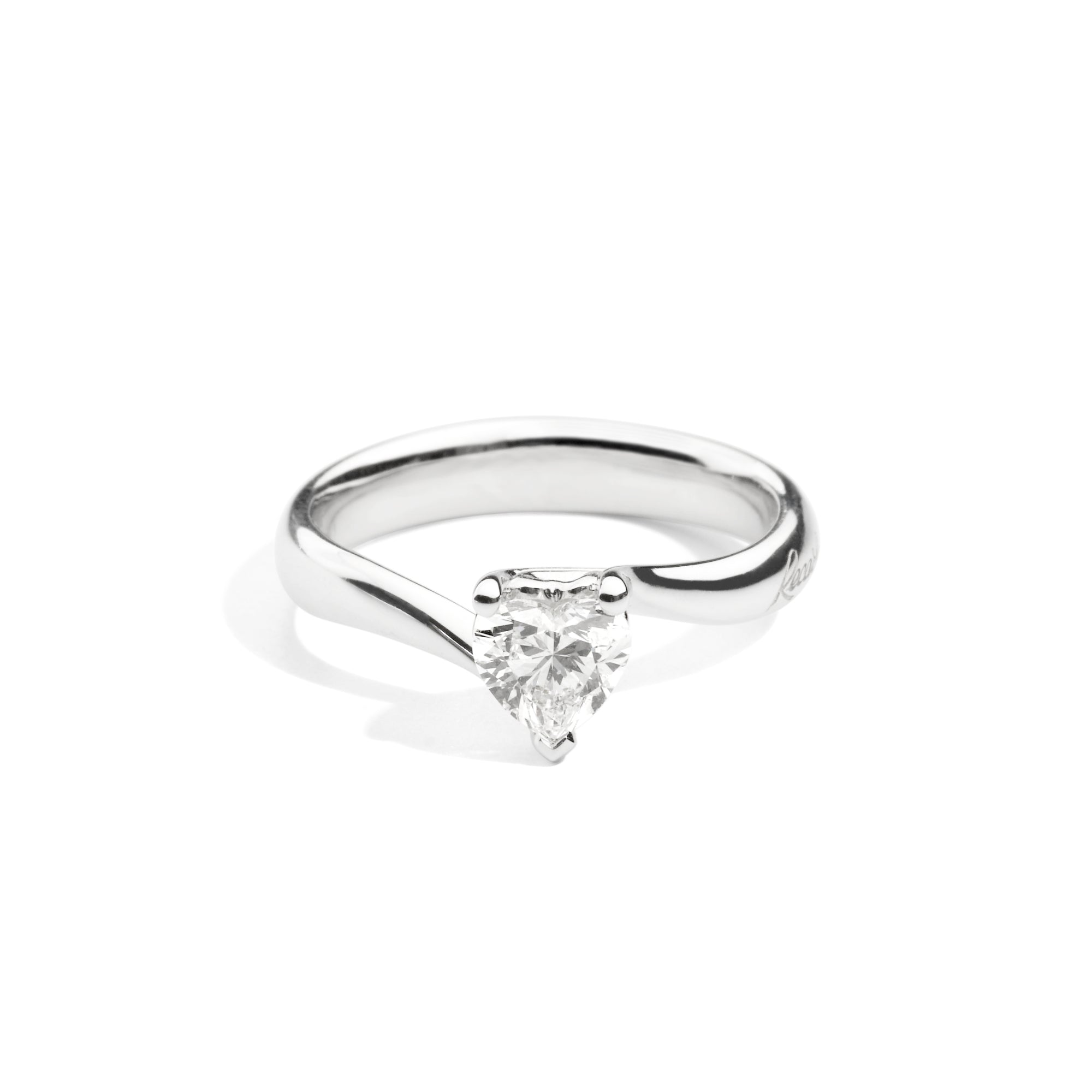 Recarlo Anniversary Love Ring - R67SO001/031 (031) aus Weißgold mit Diamant