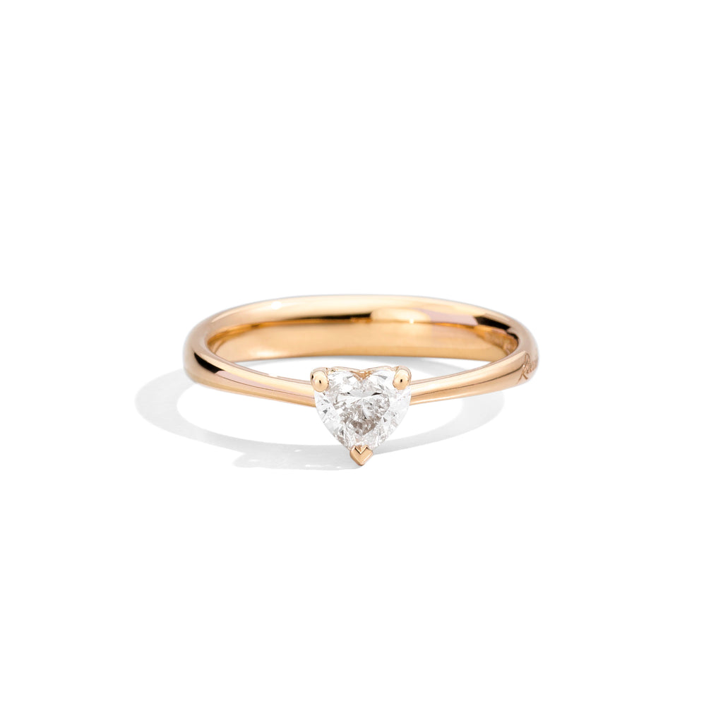 Recarlo Anniversary Love Ring - R67SO012/024 (024) aus Gelbgold mit Diamant