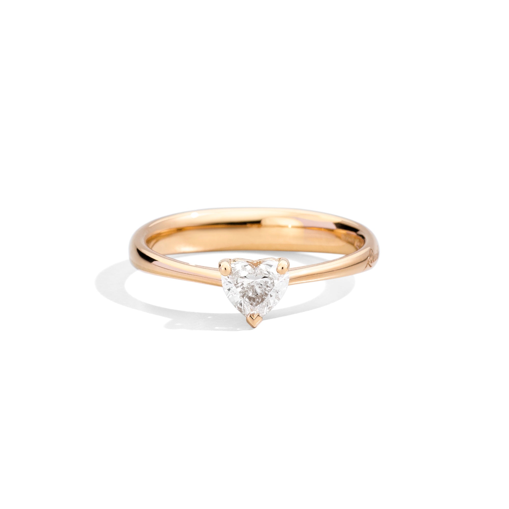 Recarlo Anniversary Love Ring - R67SO012/024 (024) aus Gelbgold mit Diamant