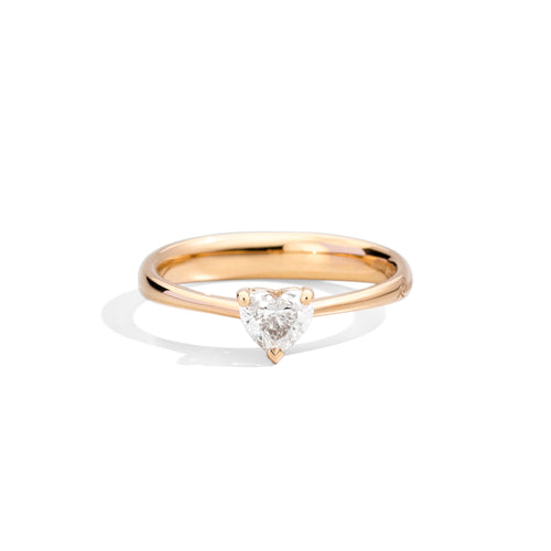 Recarlo Anniversary Love Ring - R67SO012/G037 (G037) aus Gelbgold mit Diamant