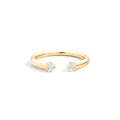 Recarlo Anniversary More Open Ring - R86FN010/G020 (G020) aus Gelbgold mit Diamant
