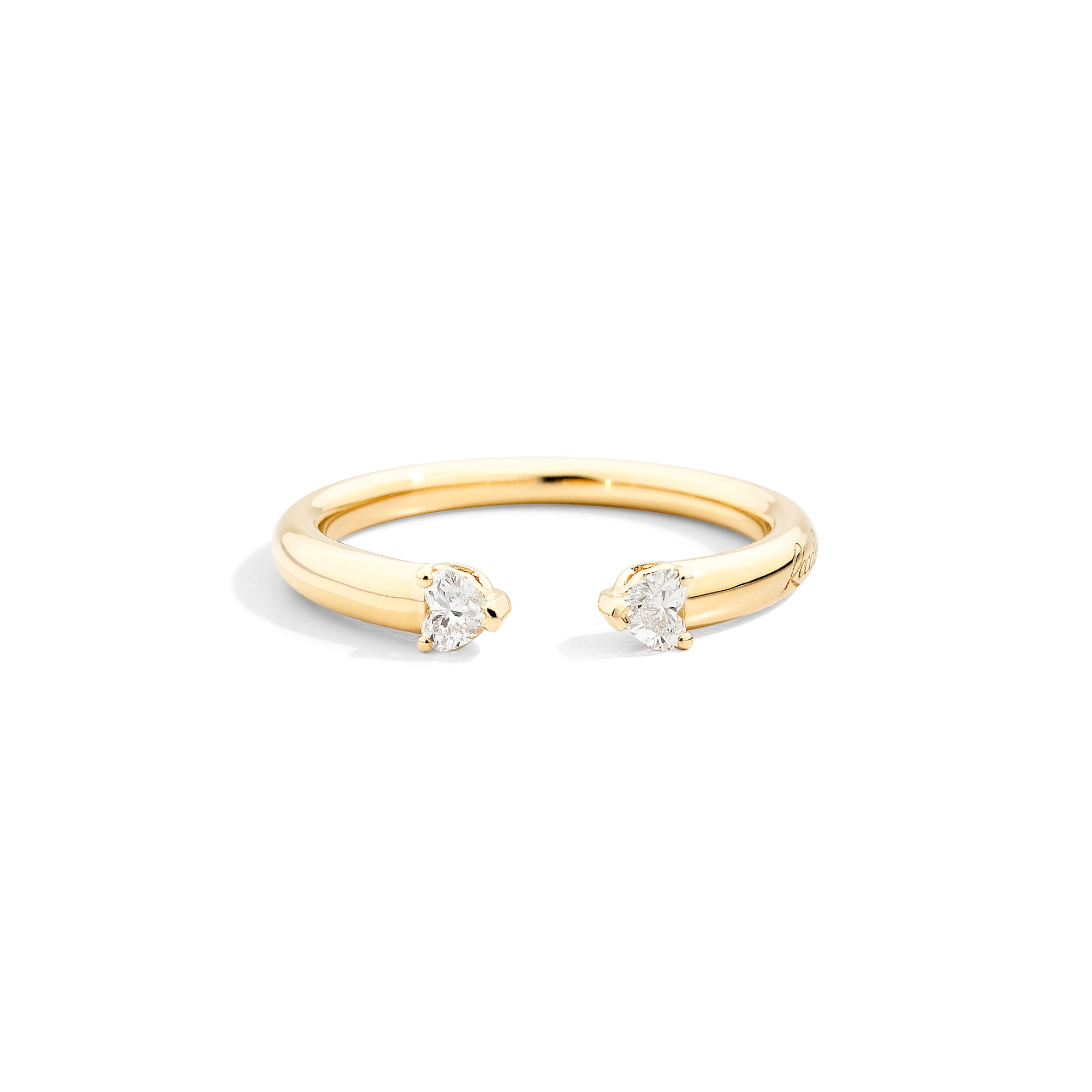 Recarlo Anniversary More Open Ring - R86FN010/G020 (G020) aus Gelbgold mit Diamant