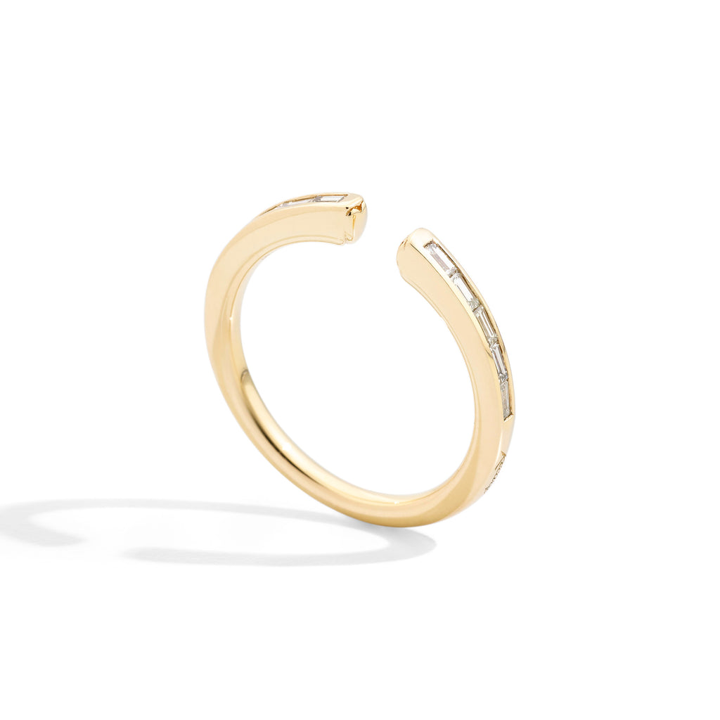 Recarlo Anniversary More Ring - R01FN001/G021 (G021) aus Gelbgold mit Diamant