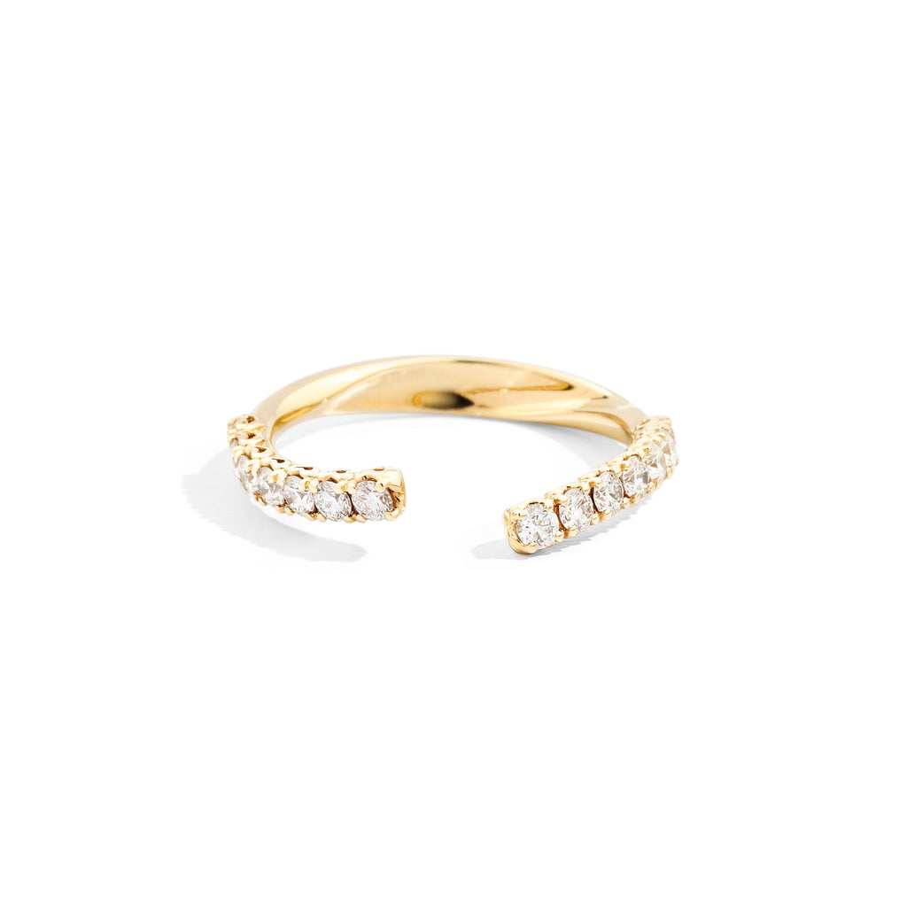Recarlo Anniversary More Ring - R01FN004/G055 (G055) aus Gelbgold mit Diamant