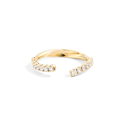 Recarlo Anniversary More Ring - R01FN004/G055 (G055) aus Gelbgold mit Diamant