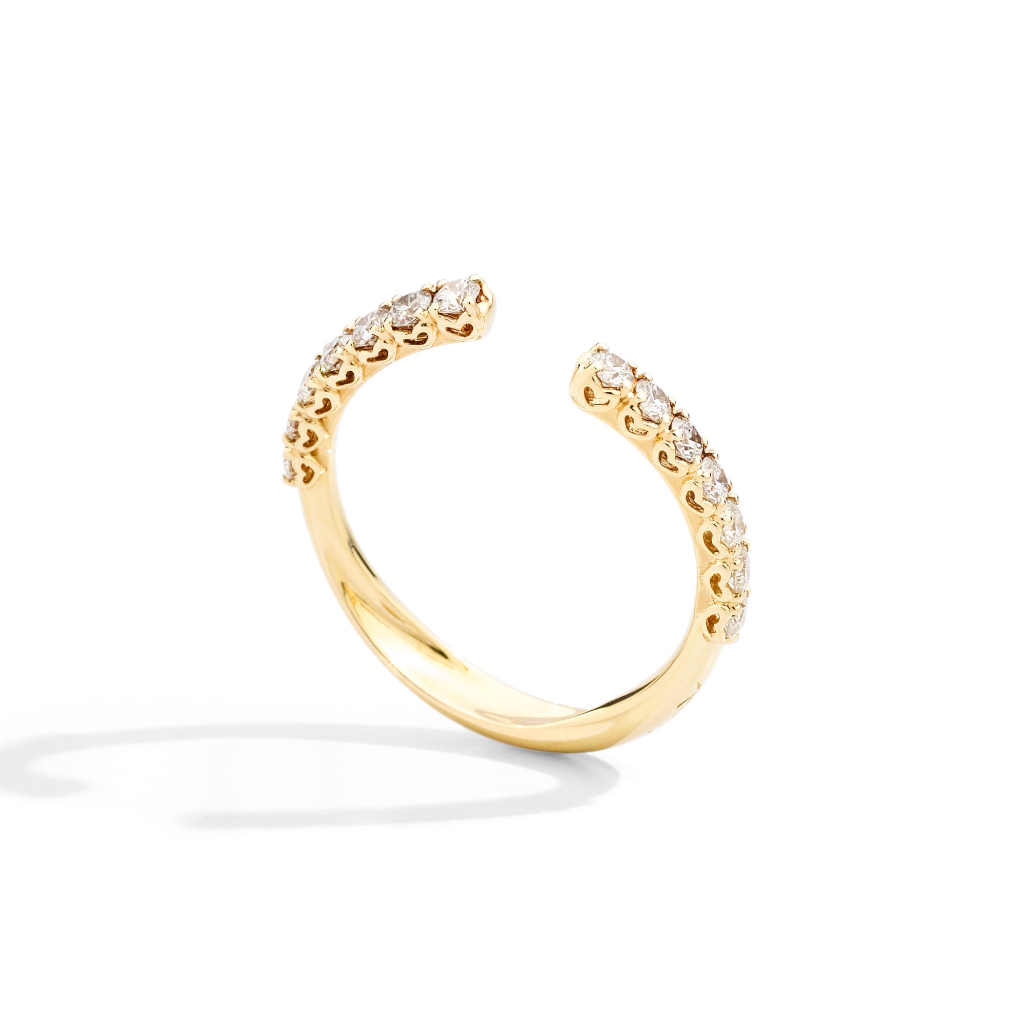 Recarlo Anniversary More Ring - R01FN004/G055 (G055) aus Gelbgold mit Diamant