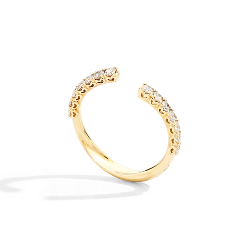 Recarlo Anniversary More Ring - R01FN004/G055 (G055) aus Gelbgold mit Diamant