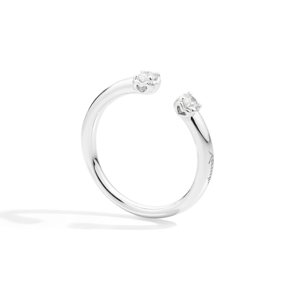 Recarlo Anniversary More Ring - R01FN005/020 (020) aus Weißgold mit Diamant