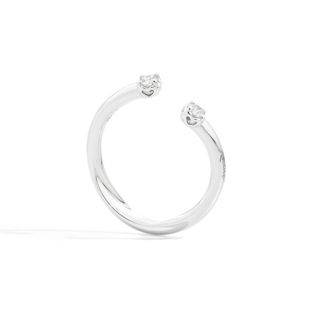 Recarlo Anniversary More Ring - R01FN006/020 (020) aus Weißgold mit Diamant