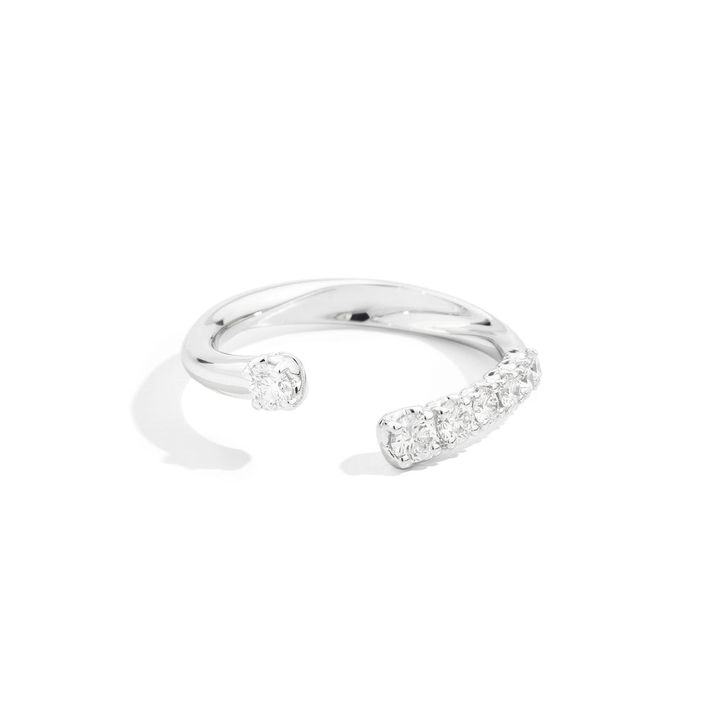 Recarlo Anniversary More Ring - R01FN007/044 (044) aus Weißgold mit Diamant
