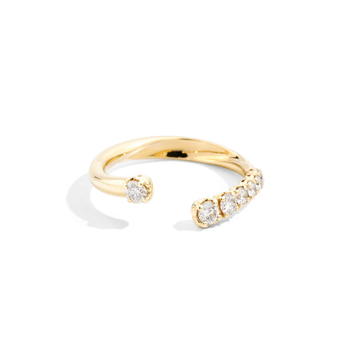 Recarlo Anniversary More Ring - R01FN007/G044 (G044) aus Gelbgold mit Diamant